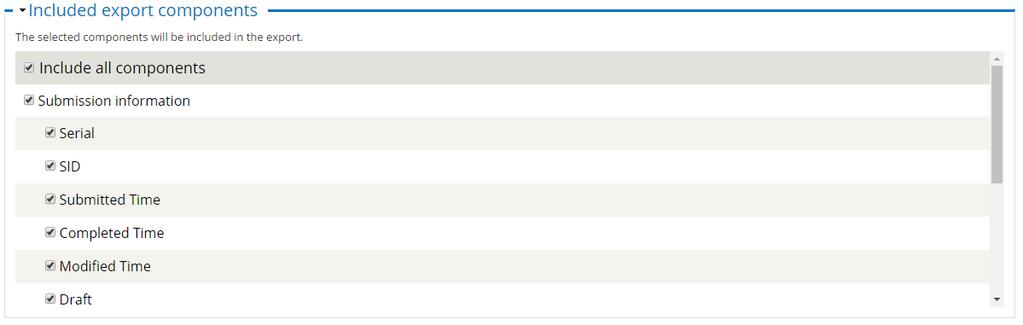 6. Resultaten Via het tabblad resultaten (enkel indien je de nodige rechten hebt), kan je een overzicht van de inzendingen raadplegen.