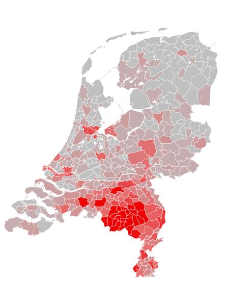 INKOMENDE PENDEL Ruim drie op de vijf mensen die in Brainport Eindhoven werken, wonen ook in de regio.