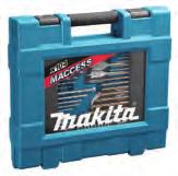 Verbruiksartikelen sets Makita 5-delige hout- en metaalborenset met 1/4"aansluiting. Set is uitermate geschikt voor gebruik in slagschroevendraaiers. Inhoud: metaalboren 5, 6, 8 mm, houtboren 5, 6 mm.