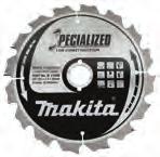 Cirkelzaagbladen Specialized Tip Embedded Hout: afkortzaag Diameter zaagblad Asgat zaagblad Tand dikte Standblad dikte Aantal tanden Tand Hoek (º) Vertanding Max.