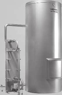 5581 Staande warmwaterboiler van staal, met Ceraprotect-emaillelaag conform DIN 4733 Boilerinhoud 500, 750 en 1000 liter Type RET Staande