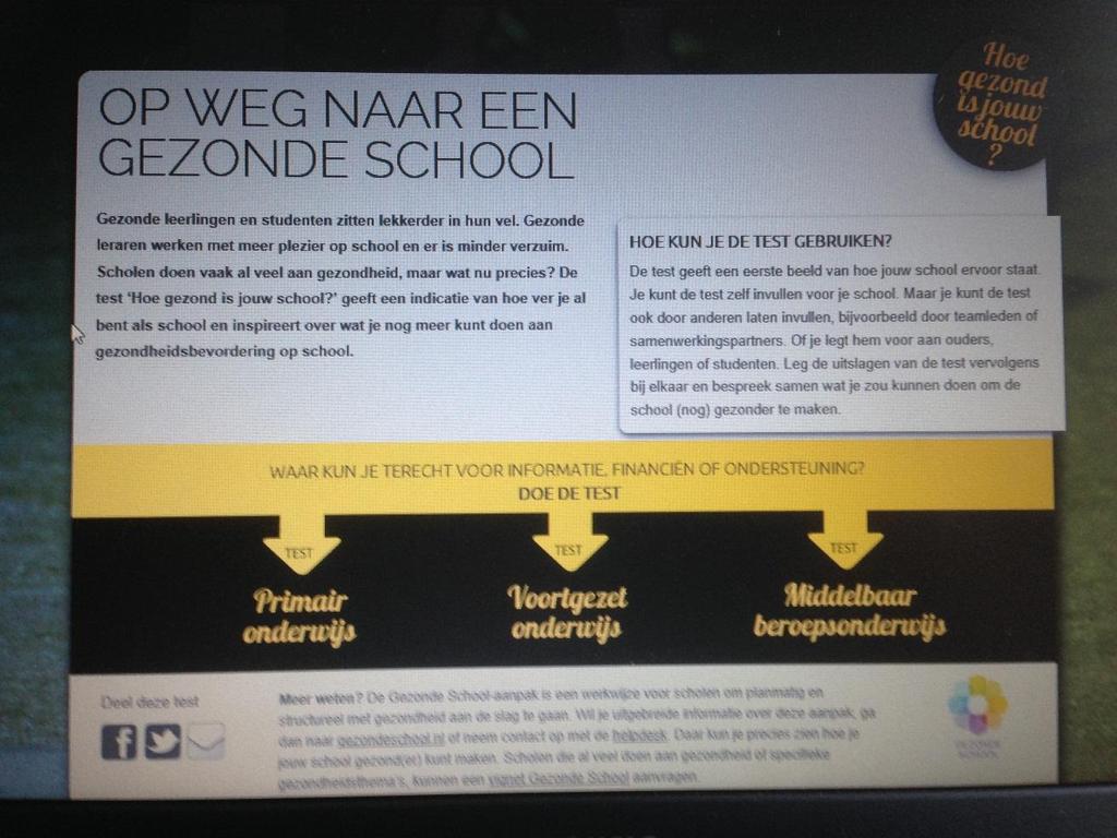 www.hoegezondisjouwschool.nl www.