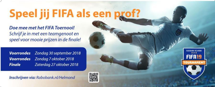 nl FIFA toernooi Speciaal voor de jeugd in Helmond organiseert de Rabobank het FIFA Toernooi.