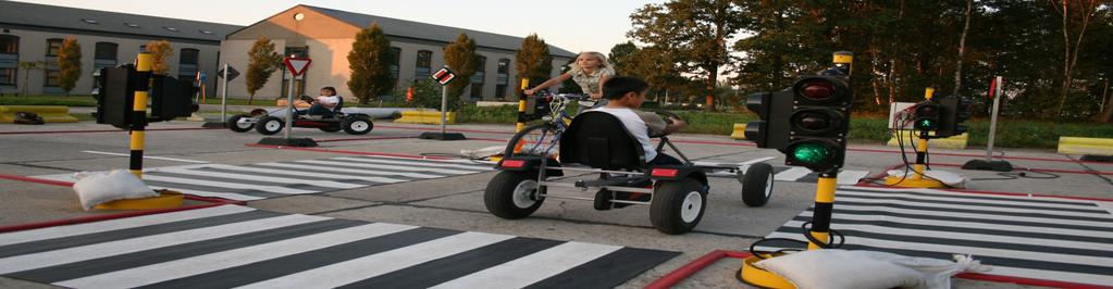 Steunaanbod voor lagere scholen Voor de leeftijdsgroep van 6 tot 11-jarigen is het van het allergrootste belang dat ze gewend raken aan het verkeer