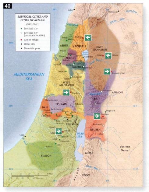 Schriftlezing: Jozua 20: 1-9 1 De HEER zei tegen Jozua: 2 Zeg tegen het volk van Israël dat het de vrijplaatsen moet aanwijzen waarover ik al bij monde van Mozes met jullie gesproken heb.