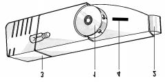 Lade (uitschuifbaar) 5. Afvoer voor het dooiwater 6.