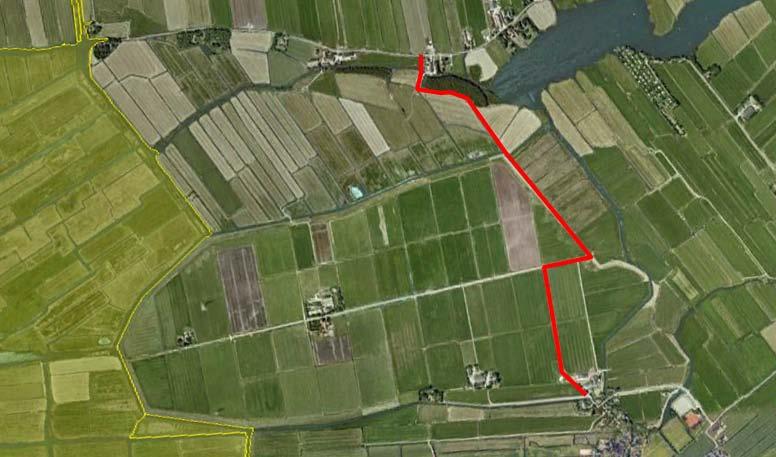 1112116 blz 77 Figuur 37. Beoogd tracé fietspad Overleek-Noordmeer 7.8.