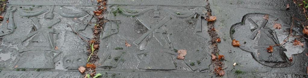 Groninger molenaars en hun grafzerken B.D. Poppen Tijdens een genealogische zoektocht over meerdere begraafplaatsen in de provincie Groningen, kwam ik regelmatig grafzerken van molenaars tegen.