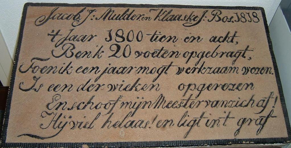 EGBERT SWITTERS Ez. geb. den 14 Sept. 1823 aan boord van het schip de vriendschap tusschen Norden en Nordernei ovl. den 12 Aug. 1853 te Enum.