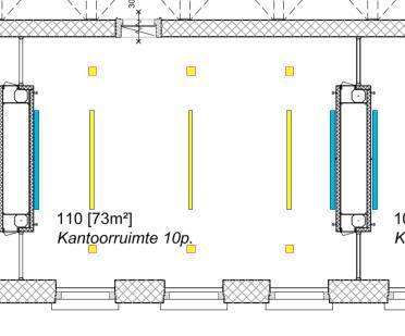 Kantoor- & vergaderruimtes... Kantoren hebben goede werkverlichting op werkvlakhoogte en hebben een eigentijds en modern uitgestraling.