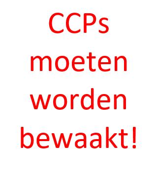 2de principe stap 7 Bepaal de kritieke punten (CCP s). 3de principe stap 8 Stel de normen vast voor elk CCP.