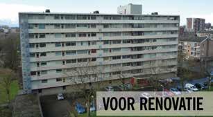 Een heel nieuwe beleving van dichtbij én veraf De drie woongebouwen met appartementen aan de Gomertstraat in Zwolle waren inmiddels wel aan een renovatiebeurt toe. Vanbinnen én van buiten.