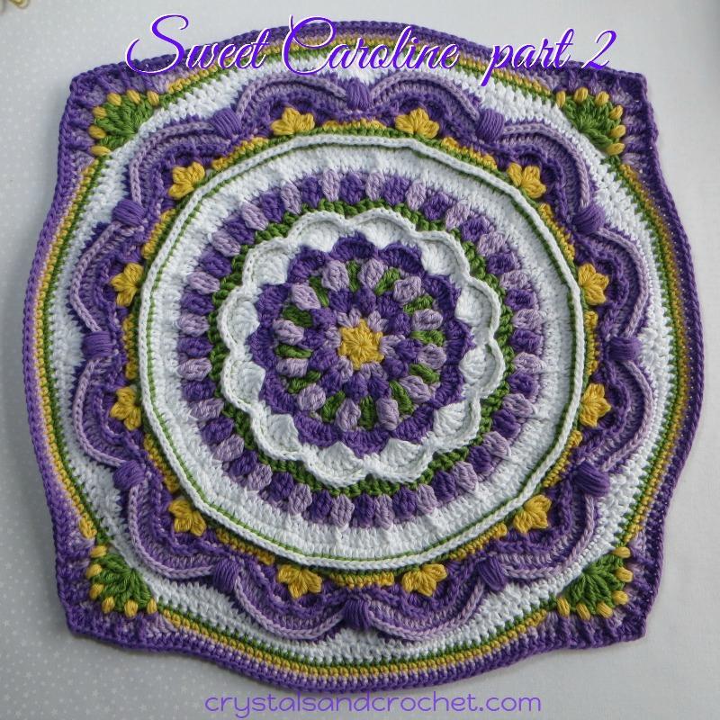 Sweet Caroline Copyright: Helen Shrimpton, 2017. All rights reserved. By: Helen at www.crystalsandcrochet.