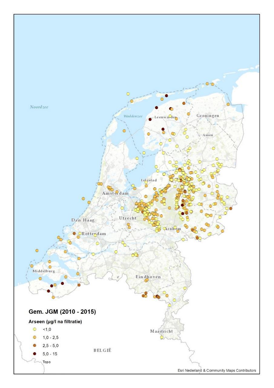 De diagnosestap Diagnose voor Arseen in zoet water Specifiek verontreinigend; JG-MKE = 0,5; MAC-MKE= 8 µg /l; AC = 0,8 µg/l. Zie www.rivm.nl/rvs. 3.