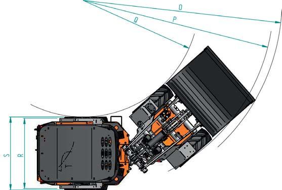 Hefcapaciteit Opbreekkracht Type Afmeting Scharnierhoek chassis A B C m 3 pk/rpm kw/rpm cc kn kn km/u graden 0,23 KUBOTA D722 20/2200 15/2200 3 719 Watergekoeld Hydrostatische transmissie 750 450 325