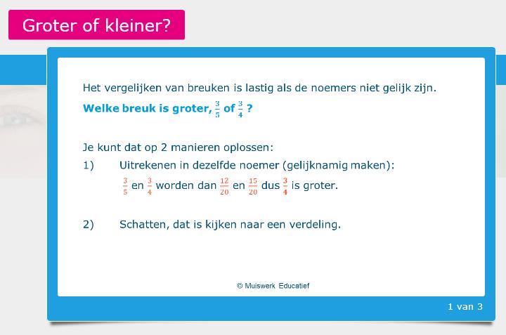 de opgave uitrekenen. Daarbij wordt geen instructie meer gegeven over de geheugenknoppen. Het gebruik van de geheugenknoppen kan wel weer in de uitleg gevonden worden.