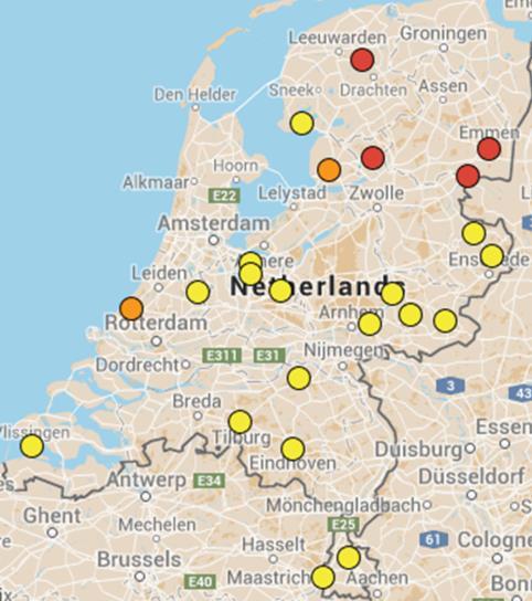 Ervaren plaagdruk in gemeenten met EPR