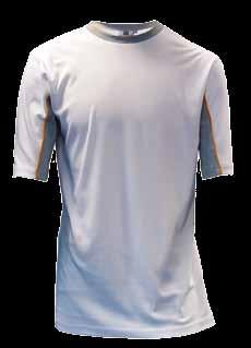 BE-WEar polo korte mouw Wit-Grijs BE-WEar t-shirt korte mouw Wit-Grijs 872230