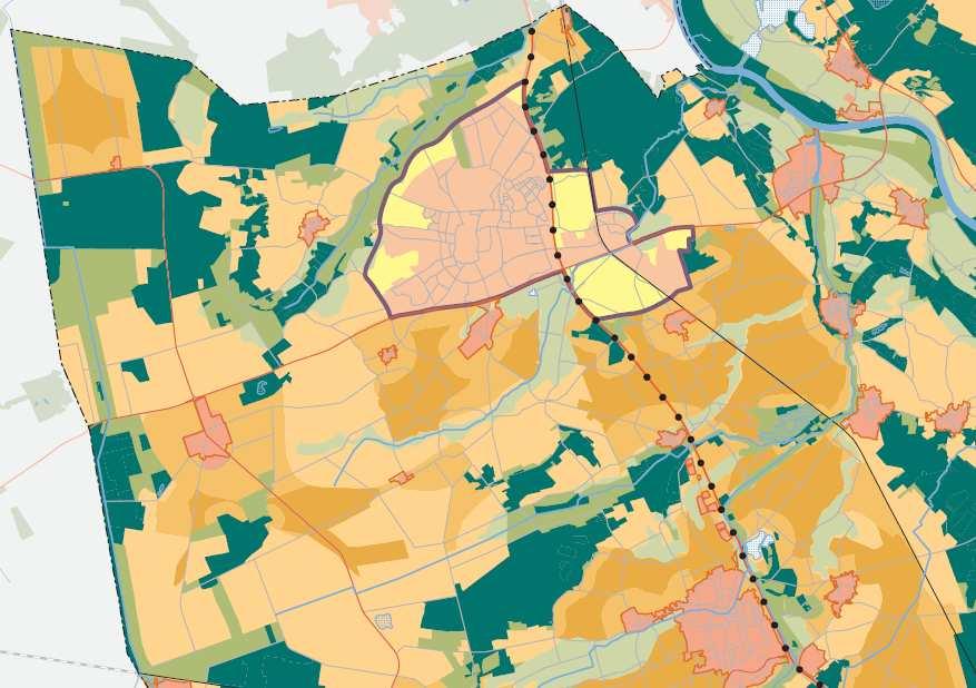 grens stedelijke dynamiek (paarse omlijning). Op de internetpagina van de provincie Limburg (http://www.limburg.