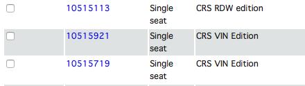 Single seat license Als op een Single seat license in de lijst wordt geklikt, volgt het
