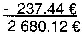 00 Bestaansmiddelen van B : van A die -inkomens van B -2000.00 4 762.