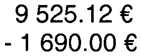 00 1 ste moaeliikheid : minimum in aanmerking nemen van het FQS -4 762.56 aan A toe te kennen LL 3 072.