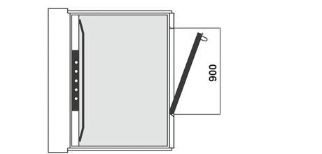 kg Capaciteit: 410 kg Verbreed Verkleind Verlengd