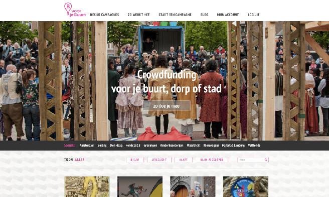 Voor je Buurt is een crowdfundingplatform voor lokale maatschappelijke initiatieven in Nederland.