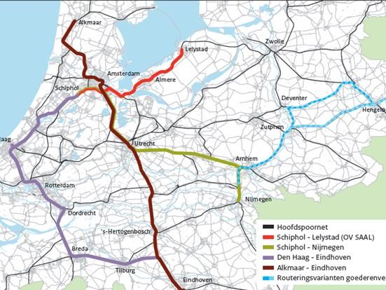 Programma Hoogfrequent Spoorvervoer Wat is PHS? Spoorboekloos reizen op drukke verbindingen: elke 10 minuten een trein (6 IC s, 6 sprinters) Waarom PHS?