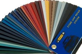 3. Colour Guide Productomschrijving: Kernwaarden: Eigenschappen: Artnr.: 95.1450 De Colour Guide maakt deel uit van Om snel de kleur te bepalen het Innotec Stone Chip Repair System.