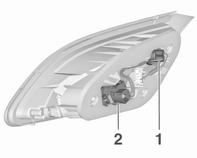 226 Verzorging van de auto 1. Open de achterklep en verwijder de afdekkingen aan de betreffende zijde. 2.