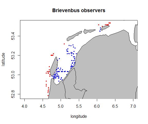 4 Resultaten Brievenbus 4.1 Algemene reis informatie De deelnemende schepen waren LO5, ST20, TX33, UQ8, WON77, WR106, WR54, WR80 en ZK37. De kenmerken van deze schepen zijn opgenomen in Bijlage 5.