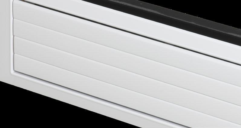 INBOUW AIRCOHEATERS split lucht-lucht warmtepompen Ideaal voor hotelkamers en inbouw in kasten Mini Duct ARYG 12/14/18 LS Slim Duct ARYG 12/14/18 LLTB Verwarmingsvermogen bij -10 C: 4,06-5,44 kw