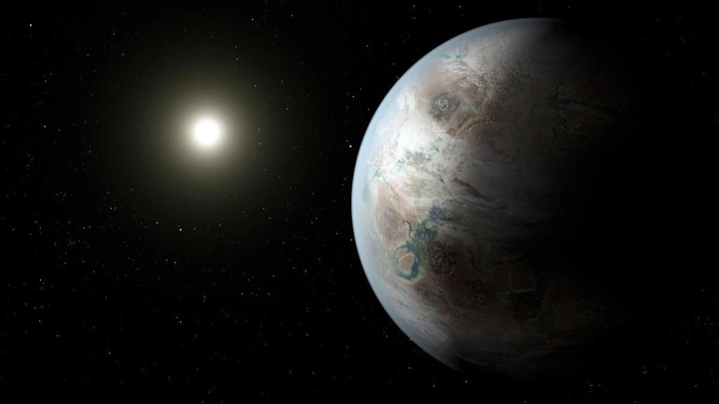 PLANEET, LIJKEND OP ONZE AARDE, ONTDEKT De Amerikaanse ruimtetelescoop Kepler heeft een exoplaneet ontdekt die heel sterk op onze aarde moet lijken.