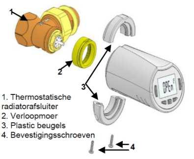 Opstartprocedure Watts Vision Central Unit. Applicatie 1 : Zoneregeling van radiatorkring(en) met enkel thermostaatkop(pen) BT-TH02 RF.