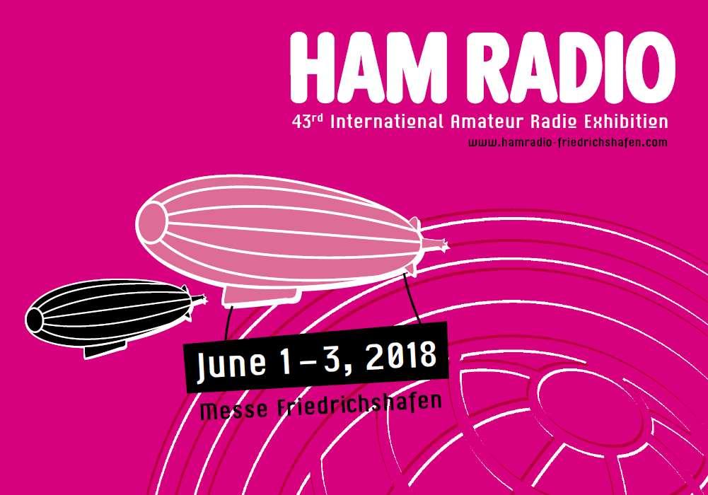 Ham Radio 2018 1 t/m 3 juni Friedrichshafen (Duitsland Bodensee) Bijna is het weer zover en dan vertrekken weer vele radioamateurs richting HAM RADIO in Friedrichshafen aan de Bodensee in Duitsland.