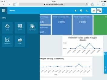 MYCCV Functioneel overzicht MyCCV 1 2 3 4 1 Schakelen tussen de vijf opties in MyCCV (Home, Kassa s, Mijn bedrijf, Rapporten, Store). Een overzicht van deze functies vindt u hieronder bij punt 4.