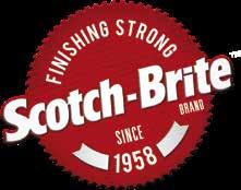 Scotch-Brite voor reinigen, finishen & ontbramen Scotch-Brite schuurmaterialen zijn al meer dan 50 jaar een begrip voor het reinigen, finishen en ontbramen van metalen.
