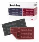 Scotch-Brite Clean & Finish Durable Flex Handpads Short ID Omschrijving Grofte Dimensie Kleur VE KV MBE 64659 Scotch-Brite Durable Flex handpad MX-HP A VFN 115 mm x 230 mm Rood Pad 25 100 64660