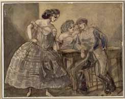 De 19e-eeuwse maatschappij industrialiseert en introduceert de lopende band. Ook de prostitutie van les bas fonds kende het fenomeen van de lopende band.