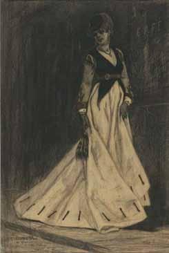 Baudelaire, maleureus en krank, was gefascineerd door de expressies van het Kwade door Rops waardoor hij in de voetsporen van Goya en Daumier trad.