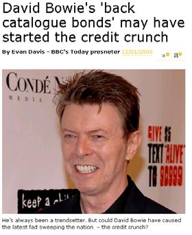 Bowie Bonds $ 55 miljoen (dag 1) Bowie Bonds $ 55 miljoen (faillissement) Bondholders Bond-issuing SPC Bondholders Bond-issuing SPC Bowie