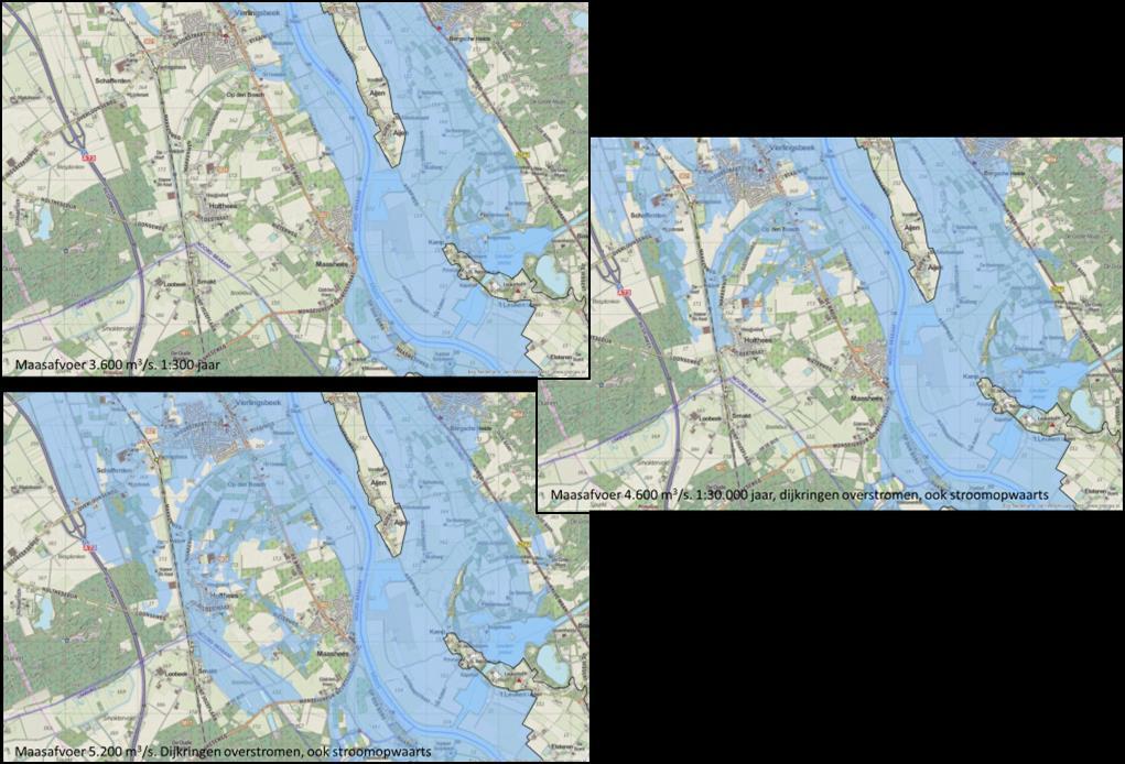 inundatie vanuit Maas