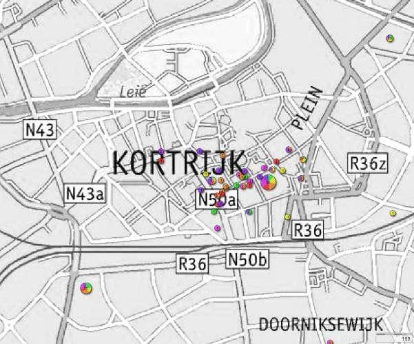 Ring Shopping Center Ter Ferrants Colruyt K in Kortrijk 4.2.6.8.