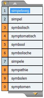 Dit is een goed hulpmiddel wanneer u problemen heeft met het leggen van het verband tussen klank en letter en ook wanneer u vaak een woord schrijft zoals het klinkt.