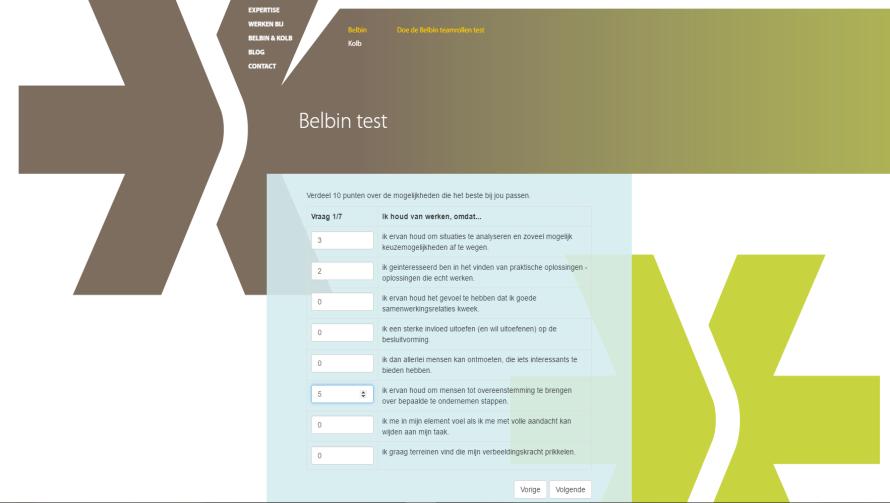 Belbin resultaten 11 Pedagogische Begeleiding SO Regio Oost-Vlaanderen