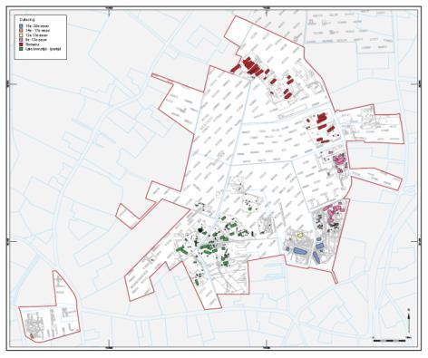 opeenvolgende erven van de late negende tot de late negentiende eeuw, een periode van ruim duizend jaar: een uitzonderlijk ensemble dat inzicht bood in onder andere de ontwikkeling van huisbouw,