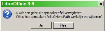 Waarschuwing Als u bij het slepen de Ctrl-toets niet ingedrukt houdt, zal het opmaakprofiel worden verplaatst van de ene lijst naar de andere.