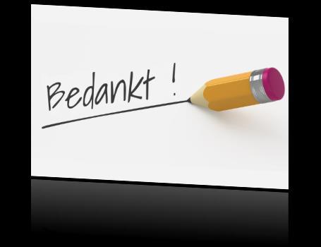 voor je deelname!