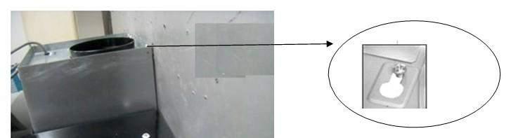 KFD911-B Opmerking: De schroefgaten voor de dragende schroeven worden in deze tekening aangegeven door de letters A en B en de schroefgaten